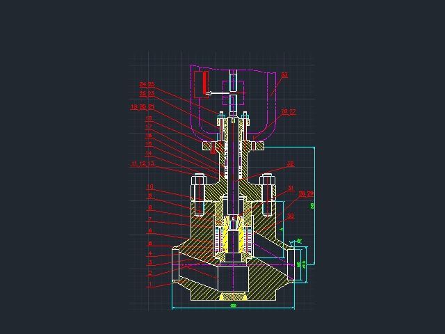 labyrinth trim valve